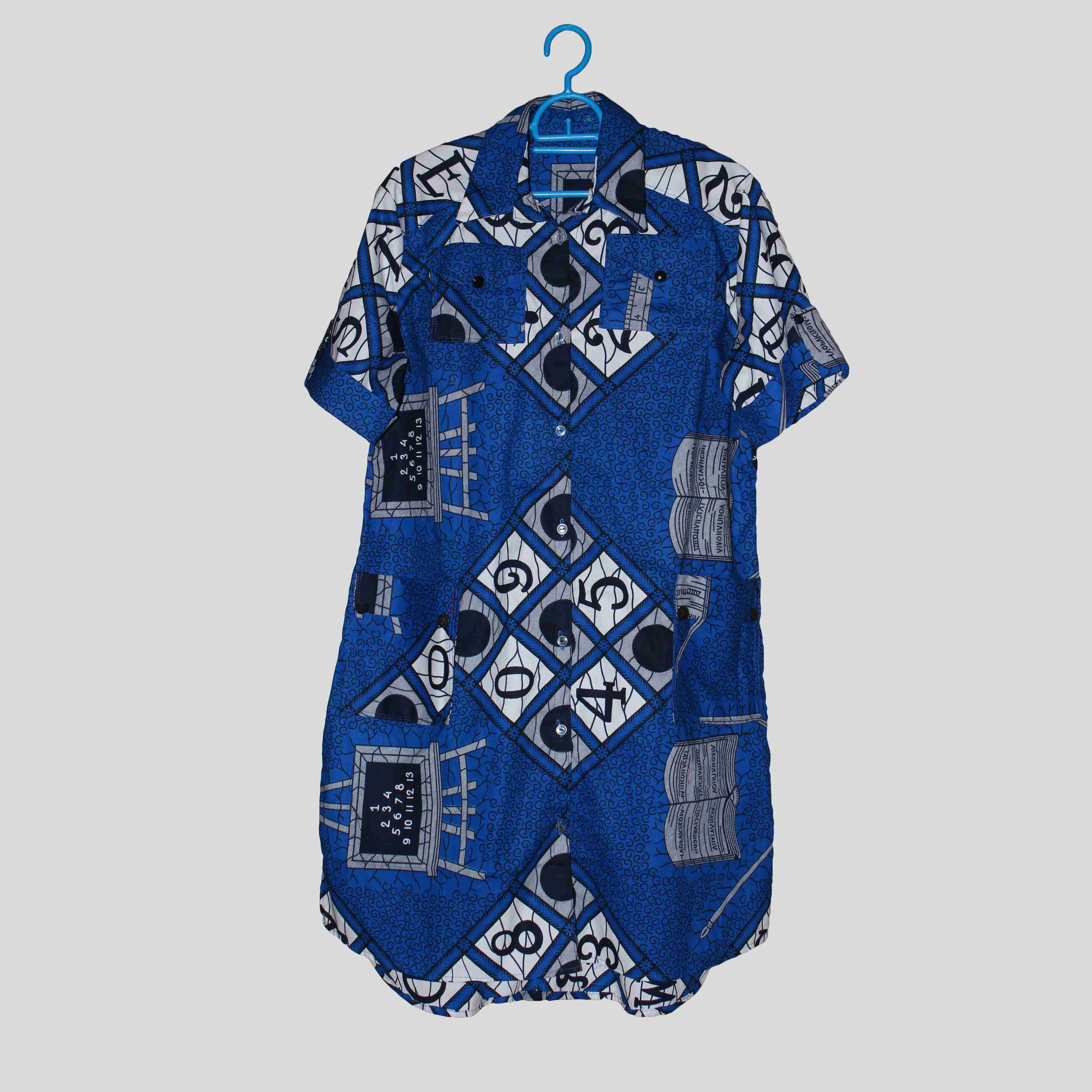 Kitenge Shirt Dress | Bon-Evani